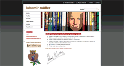 Desktop Screenshot of lubomir-muller.cz